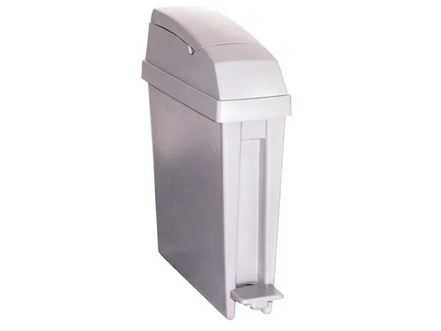 Sanitaire Pedaalemmer 20 Liter Wit