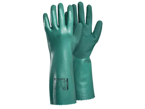 Gants chimiques Tegera 7363, revêtement en nitrile, taille 8, les 12