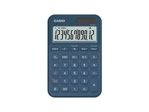 Rekenmachine Casio MS-20YC-NY blauw