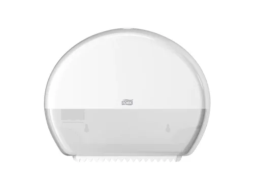 Tork 555000 T2 Mini Jumbo Toiletpapier Dispenser Elevation Wit