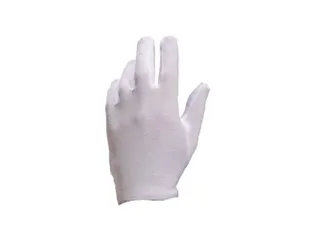 Delta Plus COB40 katoenen handschoenen, wit, maat 9, 12 paar - 1