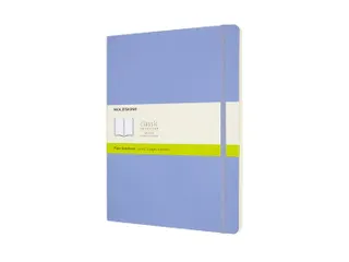 Notitieboek Moleskine XL 190x250mm blanco soft cover hydrangea blue - 1