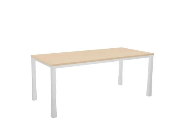 In hoogte verstelbaar bureau,HxBxD 720-840x1800x800mm,NE-esdoorn
