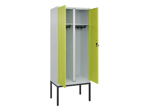 locker voor scheiding van kleding,HxBxD 2120x800x500mm,2vak