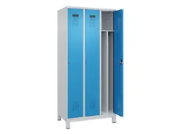 locker voor scheiding van kleding,HxBxD 1950x900x500mm,3vak