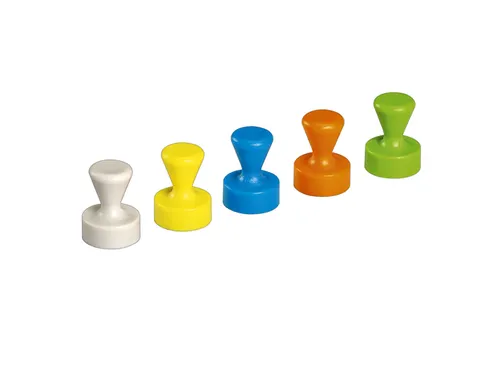 Magneet MAUL Neodymium kegel 12mm 1.5kg assorti 10 stuks