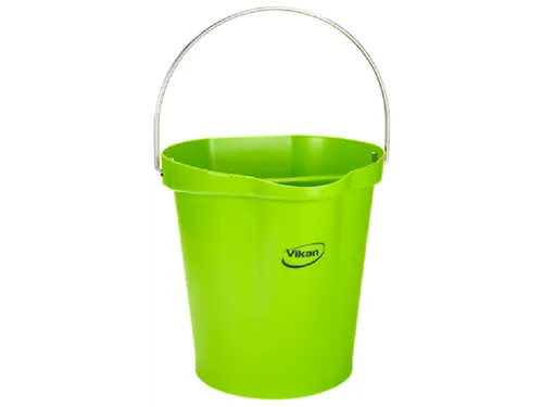 Hygiene 5686-77 emmer, 12 liter limoen, maatverdeling en schenktuit