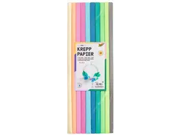 Crêpepapier Folia 50x200cm 10 rollen trendkleuren