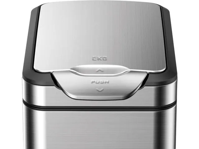 Afvalbak Design Tina Touch 30 Liter Eko Mat Rvs