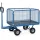 Handtrekwagen 6433PZ 450kg 1135x795mm polyurethaan wielen draadgaas