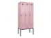 armoire vestiaire noir et blanc,HxlxP 2120x900x500mm,3compart.