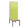 locker met bank,HxBxD 1950x600x815mm,2vak,vak B 300mm,draaigrendel