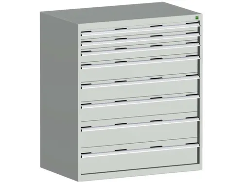 Ladekast 1200x1050x650mm 8laden 200kg Kleur Ral3004