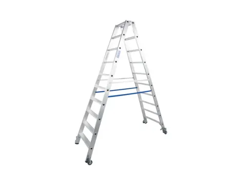 Verrijdbare Boktrap Aluminium L 2 54M 2X10Treden