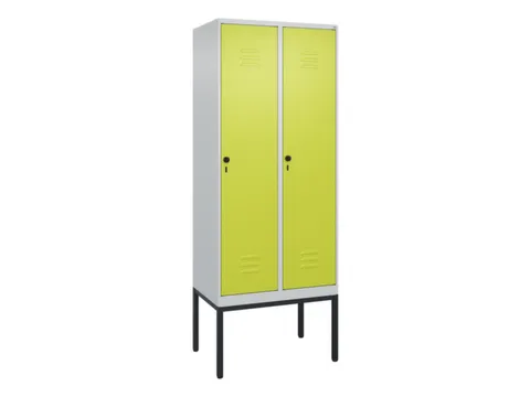 locker,HxBxD 2120x800x500mm,2vak,vak B 400mm,draaigrendel