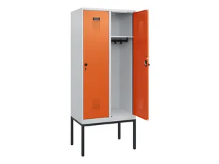 schoollocker,HxBxD 1950x800x500mm,2vak,vak B 400mm,draaigrendel - 1
