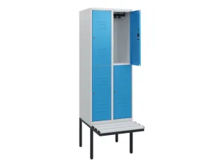 Dubbeldekse dekenkist,HxBxD 1950x600x815mm,2x2vak.,vak B 300mm - 2
