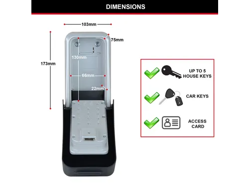 Sleutelkluis MasterLock 5426EURD Select Access XL cijfercombinatieslot