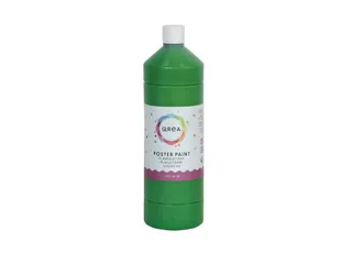Plakkaatverf Qrea middengroen 1000ml - 1