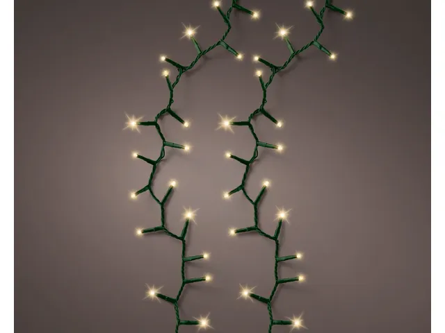 Kerstverlichting Lumineo 750 LED-lampjes 16 meter groene kabel