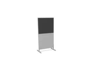 scheidingswand,HxB 1545x800mm,MP-lichtgrijs,BN8010-antraciet - 2