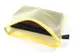 etui A5 PVC-vrij geel transparant met ritssluiting