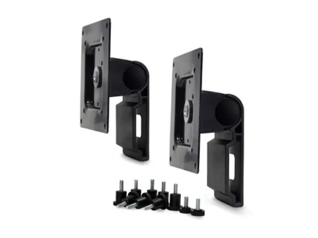 Dual Monitor Tilt Pivot Kit Black