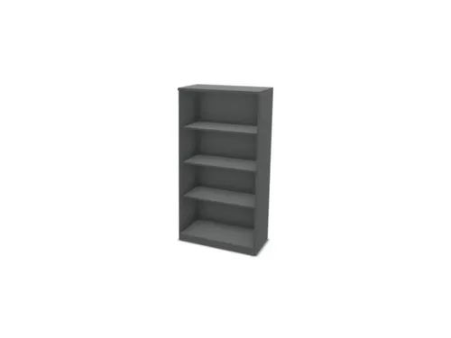 kantoorstelling,HxBxD 1545x800x445mm,MS-donkergrijs
