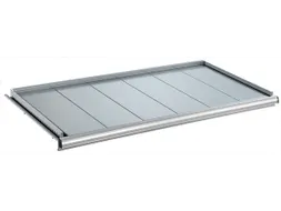 uittrekbaar legbord,v. zwaarlastkast,BxD 918x459mm,vakl. 200kg,staal