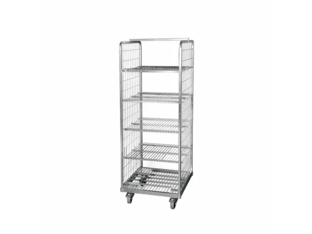 rolcontainer,draagverm. 500kg,HxLxB 1670x600x600mm,nuttige H 1490mm