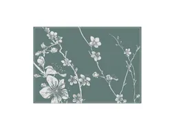 Placemat IEZZY Japanse kersenbloesem groen 6 stuks