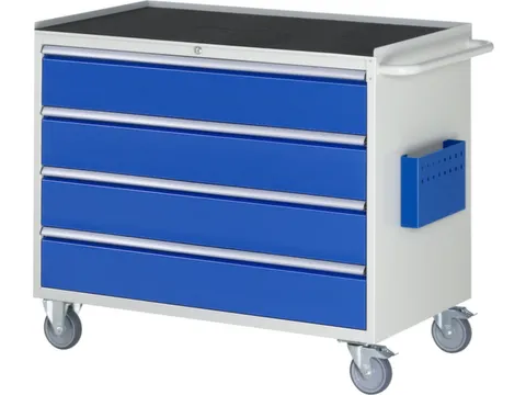 chariot à outils HxlxP 975x1145x650mm plateau métal force 450kg