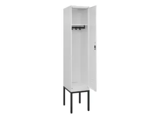 locker,HxBxD 2120x400x500mm,1vak,vak B 400mm,cil.-slot,voetonderstel - 2
