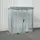 gasflessendepot,v. 32xØ 230mm fles,HxBxD 2260x2115x1155mm,m. deksel