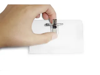 Lamineerbadge 54x90mm Met Combiklem - 1