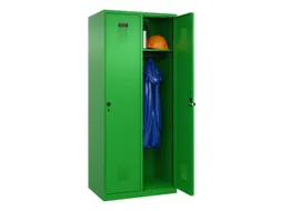 locker,HxBxD 1850x800x500mm,2vak,vak B 400mm,draaigrendel