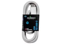 Kabel Green Mouse USB-A naar USB-C data Woven 1m