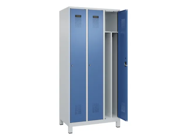 locker voor scheiding van kleding,HxBxD 1950x900x500mm,3vak