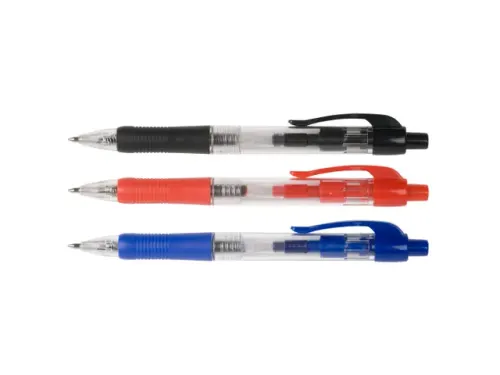 Balpen Retractable Medium Punt Rood