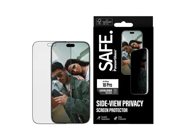 PanzerGlass SAFE. by Privacy Screen Protector iPhone 2026 Pro | Ult