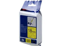 Lettertape Brother Tze-fx641 18 Mm Geel/Zwart