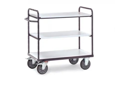 Esd-etagewagens 9100 3 Etages 500kg Laadvlak 850x500mm