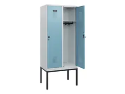 schoollocker,HxBxD 1950x800x500mm,2vak,vak B 400mm,draaigrendel