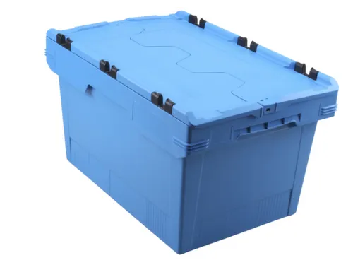 Euronorm-herbruikbare bakken,HxLxB 349x600x400mm,PP,blauw