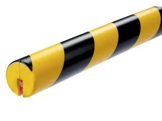 Beschermingsprofiel Durable E8R hoek 1m geel zwart - 1