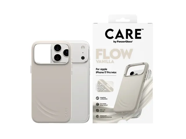 PanzerGlass CARE R-Flow Hoes voor iPhone 17 Vanilla Case