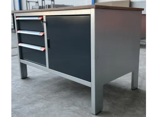werkbank,HxBxD 870x1250x725mm,multiplexblad,draagverm. 1000kg,4voeten