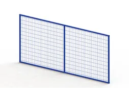 gaasachterwand,v. palletstelling,HxB 1100x3300mm,v. traversen L 3300mm