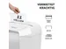 Destructeur Fellowes Powershred LX70 particules 4x40mm blanc
