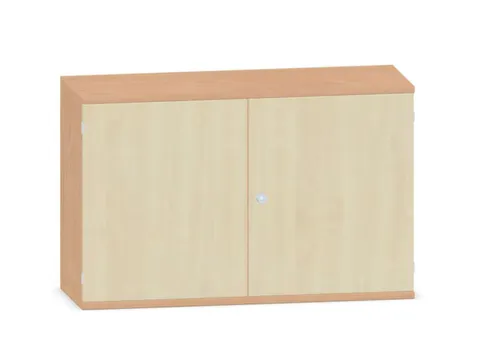 kantoorkast,HxBxD 770x1200x430mm,decor romp beuken,decor front esdoorn